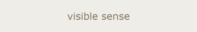 visible sense